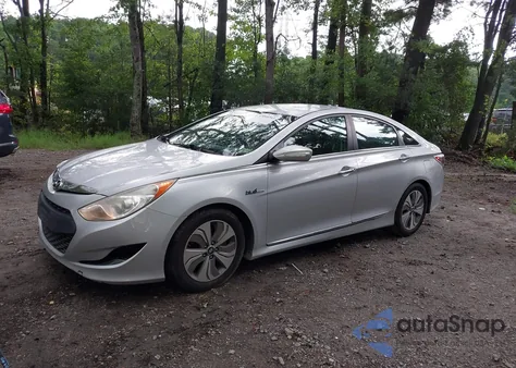 2013 Hyundai Sonata Hybrid Limited from USA, damaged, VIN KMHEC4A42DA085294